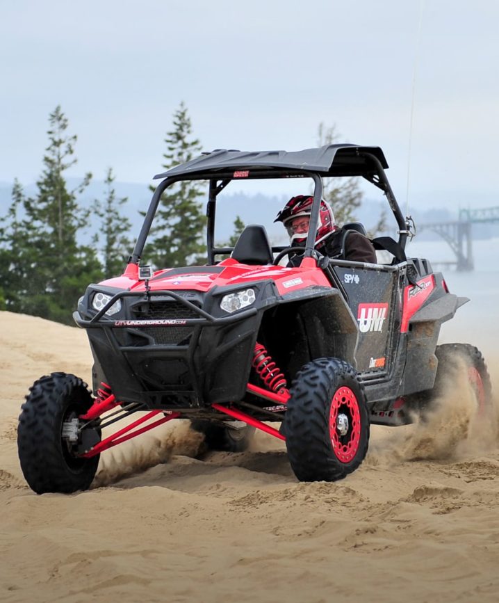 UTV driving on an ATV trail in Oregon